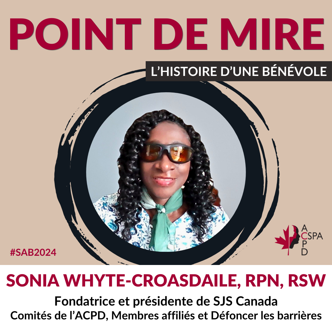 Sonia Whyte-Croasdaile - profil de bénévolat