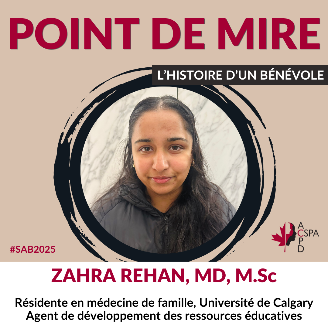 Zahra Rehan - profil de bénévolat